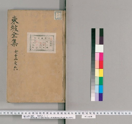 Complete Works of Dongpo, 115 volumes; Catalogue, 7 volumes; Biography from the Song History, 1 volume; Epitaph for Master Dongpo, 1 volume; Chronology, 1 volume [16]