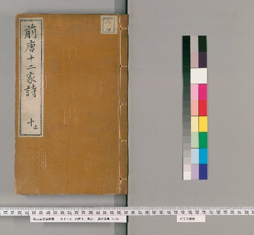 Twelve Poets of the Former Tang, Volume 10