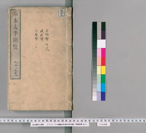 Taiping Yulan, 1000 volumes, Catalogue 15 volumes [35]