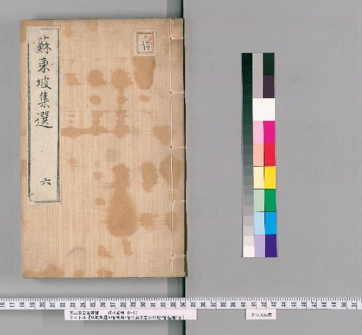Dongpo Ji Xuan, 50 volumes, Collection Supplement 1 volume, with Waiji of Lord Su Wenzhong 2 volumes, Lost Writings 1 volume [6]