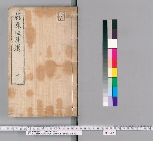 Selected Works of Su Dongpo, 50 Volumes; Supplementary Collection, 1 Volume; Appendix: External Records of Lord Su Wenzhong, 2 Volumes; Lost Writings, 1 Volume [7]