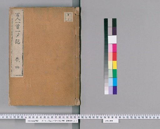 A Brief Talk on the One Hundred Poems by One Hundred Poets, 9 Volumes [4]