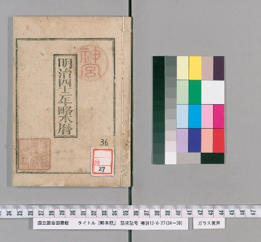 Ryakuhon Reki, Meiji 42