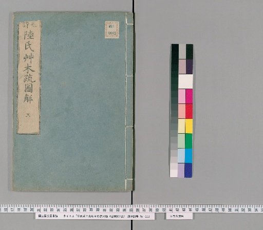 Lu's Illustrated Commentary on the Classification of Plants, Trees, Birds, Beasts, Insects, and Fish, 4 vols. with 1 vol. appendix [3]
