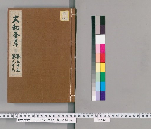 The Japanese Materia Medica, 16 volumes, with Appendix, 2 volumes, and Illustrations of All Items, 2 volumes [8]