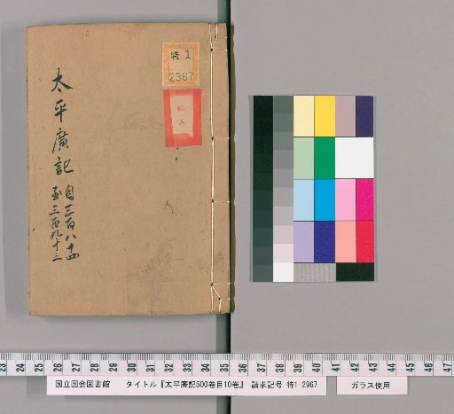 Taiping Guangji, 500 Volumes, Table of Contents 10 Volumes [38]