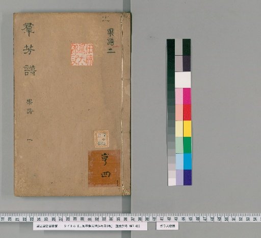 Erhutings Qunfang Pu, 24 Volumes, Table of Contents, 1 Volume [11]