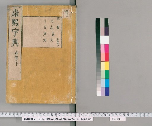 Kangxi Dictionary, 42 Volumes; Supplement: Dictionary Fragments, 1 Volume; Dictionary Primer Index, 1 Volume [17]