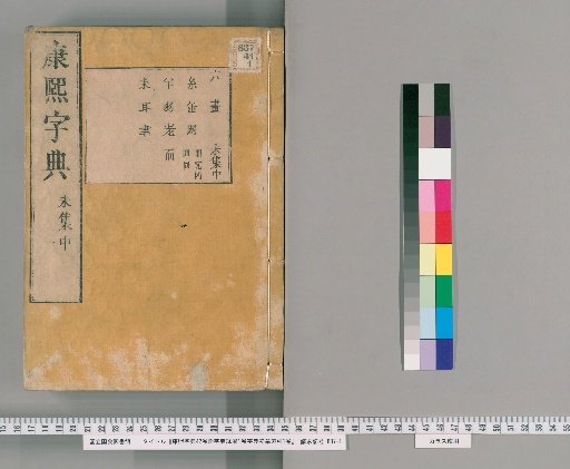 Kangxi Dictionary, 42 volumes, Appendix Dictionary of Carved Fragments 1 volume, Dictionary for Beginners Index 1 volume [28]