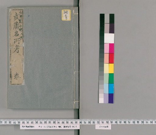 Examination of Famous Places in Musashi, Vol. 4 [1]