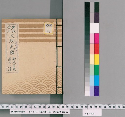 Bunsei Martial Register, 4 Volumes [4]