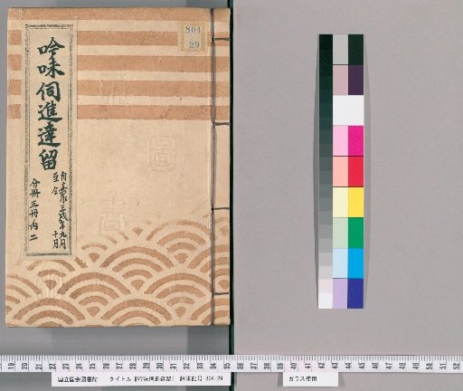 Ginmi Shōsho Shintatsu Ryū [26] From the 9th Month to the 10th Month of the 3rd Year of Kaei; 2 of 3 Divided Volumes