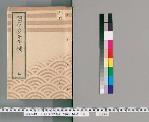 Various Shop Origin and Gold Adjustment, 4th Year of Keiō, Volume 1: Upper, Volume 1: Upper