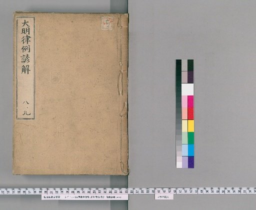 Korean Commentary on the Ming Code with Precedents, 30 Volumes, with 1 Volume of Contents [6]