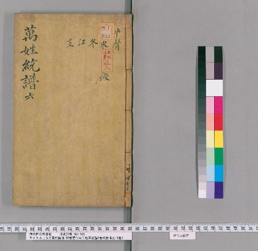 Gjin Wansheng Tongpu, 140 Volumes; Lidaidai Huangdi Xing Xitong Pu, 6 Volumes; Shizu Bokao, 14 Volumes [6]