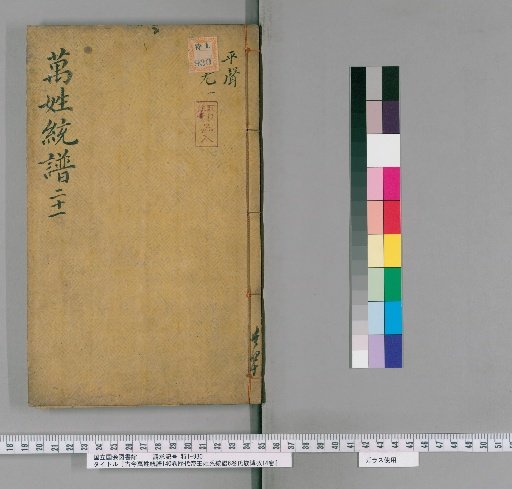 Comprehensive Genealogy of Surnames of All Ages, 140 Volumes; Genealogy of Imperial Surnames of Successive Dynasties, 6 Volumes; Comprehensive Study of Clans, 14 Volumes [21]