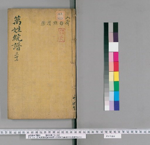 Kinkō Banshō Tōfu: 140 Volumes; History of Imperial Surnames 6 Volumes; Genealogical Studies 14 Volumes [37]