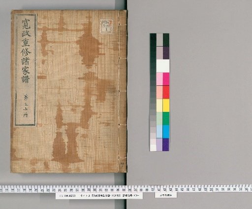 Kansei Revised Genealogies of the Great Families, 1520 Volumes [30]