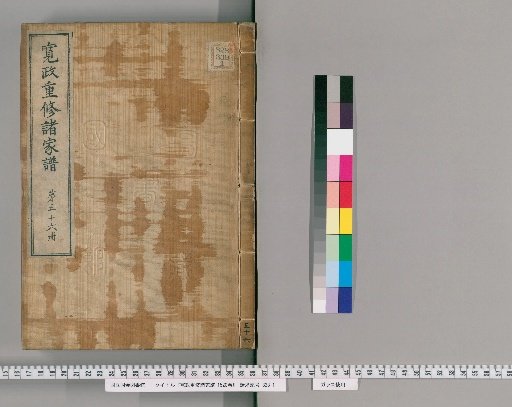 Kansei Revised Genealogies of the Great Families, 1520 volumes [56]