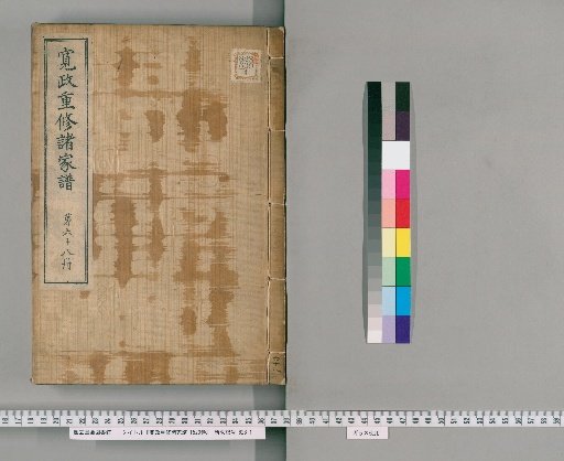 Kansei Revised Genealogies of the Great Families, 1520 volumes [68]
