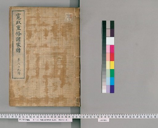 Kansei Revised Genealogies of the Great Families, 1520 volumes [69]