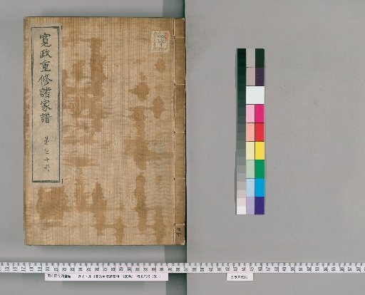 Kansei Revised Genealogies of the Great Families, 1520 volumes [70]