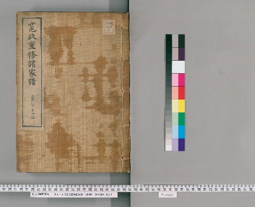 Kansei Revised Genealogies of the Great Families, 1520 volumes [71]