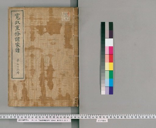 Kansei Revised Genealogies of the Great Families, 1520 volumes [73]