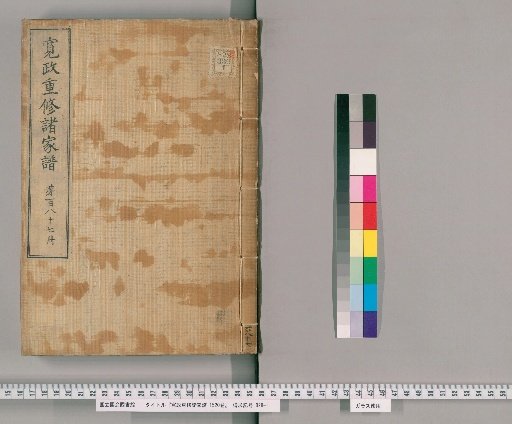 Kansei Revised Genealogies of the Great Families, 1520 Volumes [187]