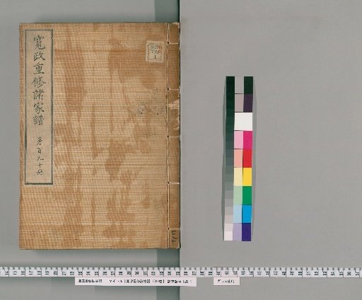 Kansei Revised Genealogies of the Great Families, 1520 Volumes [190]