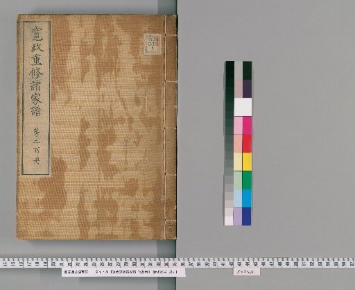 Kansei Revised Genealogies of the Great Families, 1520 Volumes [200]