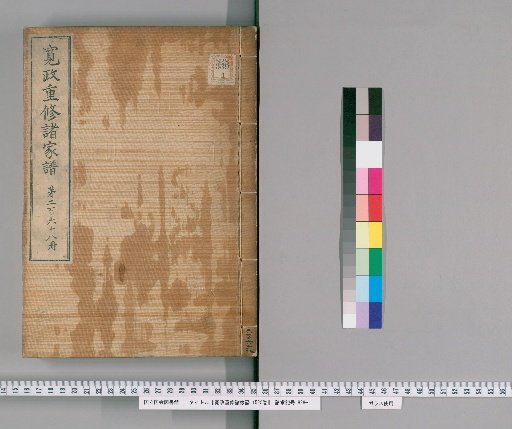 Kansei Revised Genealogies of the Great Families, Vol. 1520 [268]