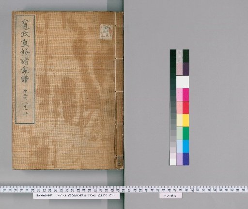 Kansei Revised Genealogies of the Great Families, Vol. 1520 [281]
