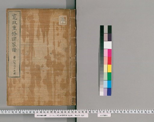Kansei Chūshū Shokafu, 1520 Volumes [325]