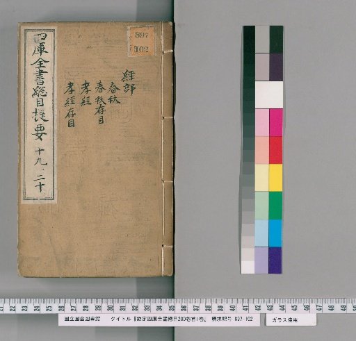 Imperially Commissioned Catalogue of the Complete Library of the Four Treasuries, 200 Volumes with 1 Volume of Prefaces [10]