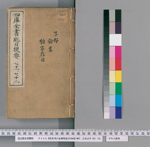 Imperially Commissioned Complete Library of the Four Treasuries: General Catalogue, 200 Volumes, 1 Volume of Prefaces [36]