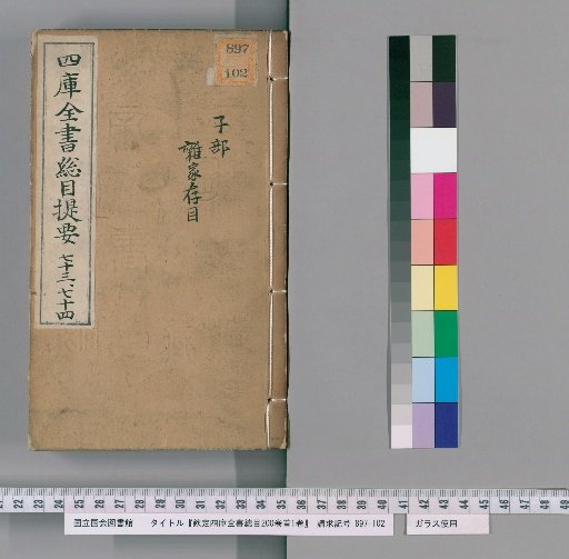 Imperially Commissioned Catalogue of the Complete Library of the Four Treasuries, 200 Volumes, 1 Volume of Preface [37]