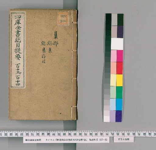 Imperial Catalogue of the Four Treasuries, 200 Volumes with 1 Volume of Preface [57]
