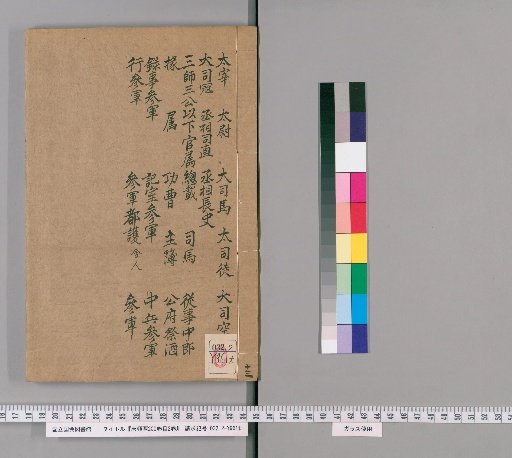 Tang Leihan, 200 volumes, Table of Contents, 2 volumes [13]