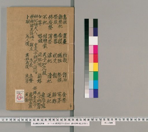 Tang Classified Encyclopedia, 200 volumes, Catalogue 2 volumes [30]