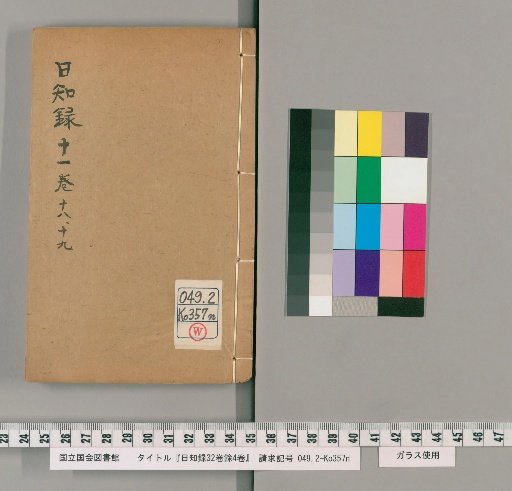 Daily Records of Knowledge, 32 Volumes; Remainder, 4 Volumes [11]