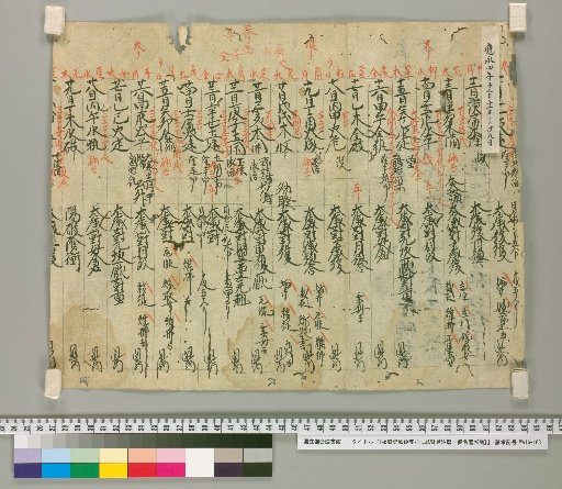 [Secret Records, Private Commentaries, and Fragments of Paper-Backed Kana Calendars] [3]