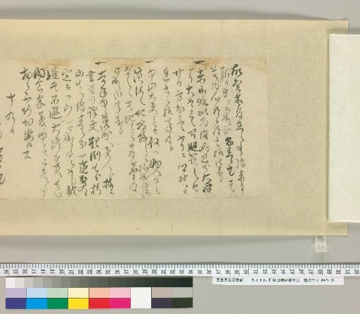 [Letters of Fujita Yuuoku] [33]