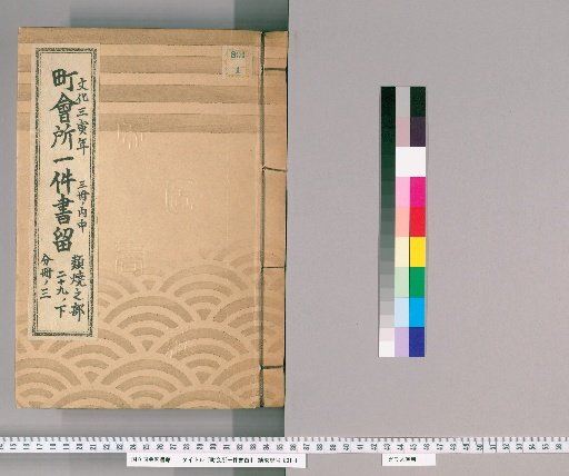 Town Office Document Retention [39] Lower Part of Volume 29, Year of the Tiger in the 3rd Year of Bunka, Middle Part of 3 Volumes, Section of Fire Destruction, Part 3 of Separate Volume
