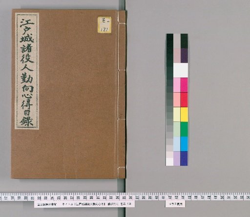 Regulations for the Duties of Officials at Edo Castle [1]