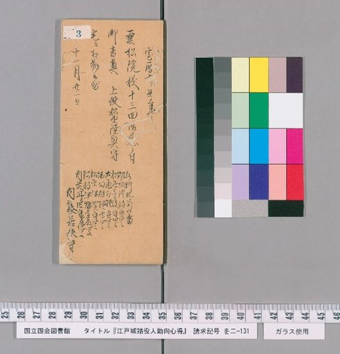 Regulations for the Duties of Officials at Edo Castle [4]