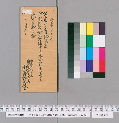 Regulations for the Duties of Officials at Edo Castle [9]