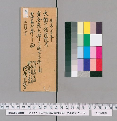 Rules of Conduct for Officials of Edo Castle [13]