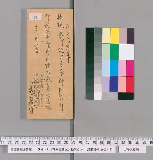 Rules of Conduct for Officials of Edo Castle [19]