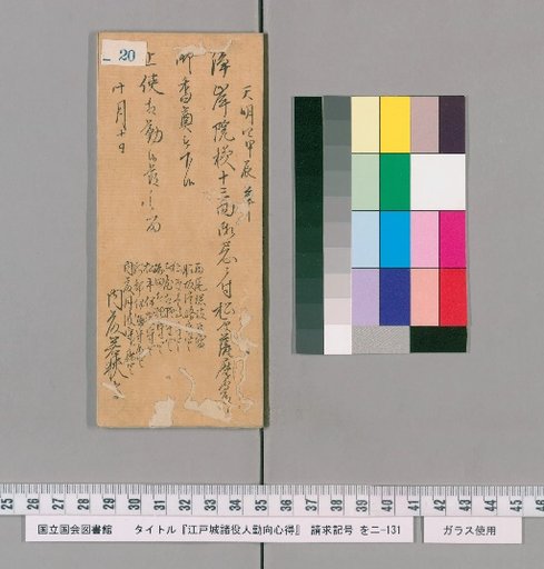 Rules of Conduct for Officials of Edo Castle [21]